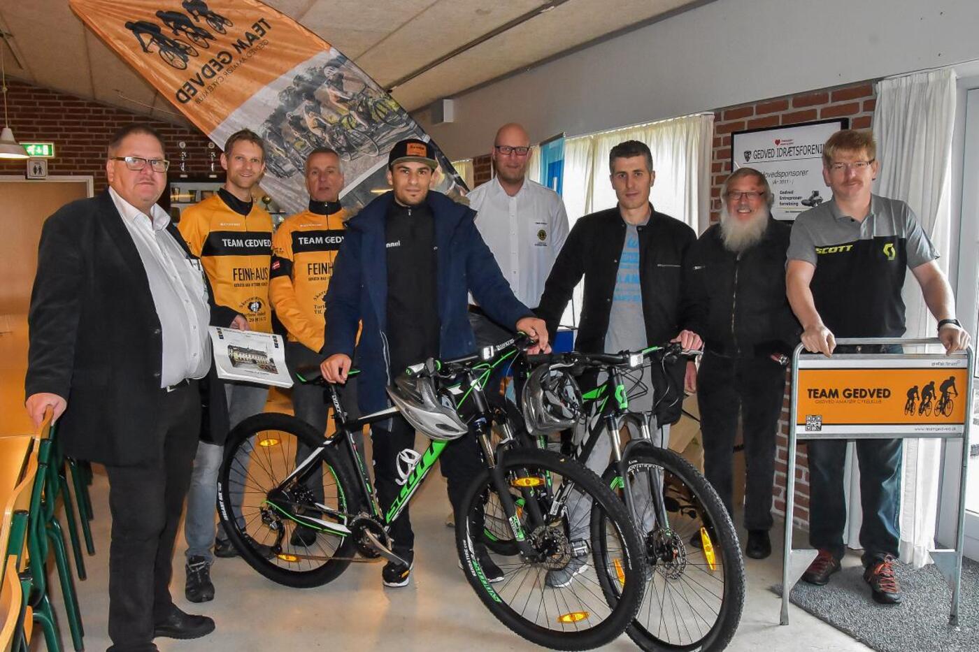 Lions Bygholm Cykler til Team Gedved