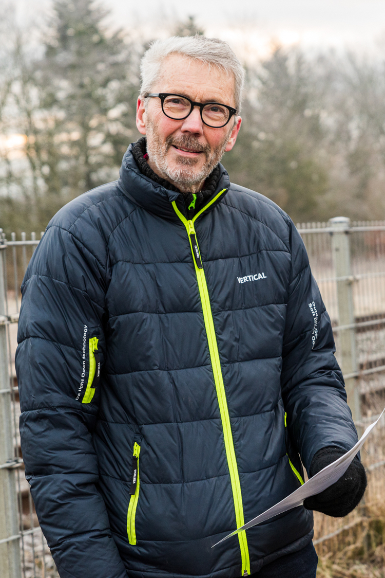 Formand i Hovedgård Lokalråd Ejvind Olsen (Foto Jørn Kildall)
